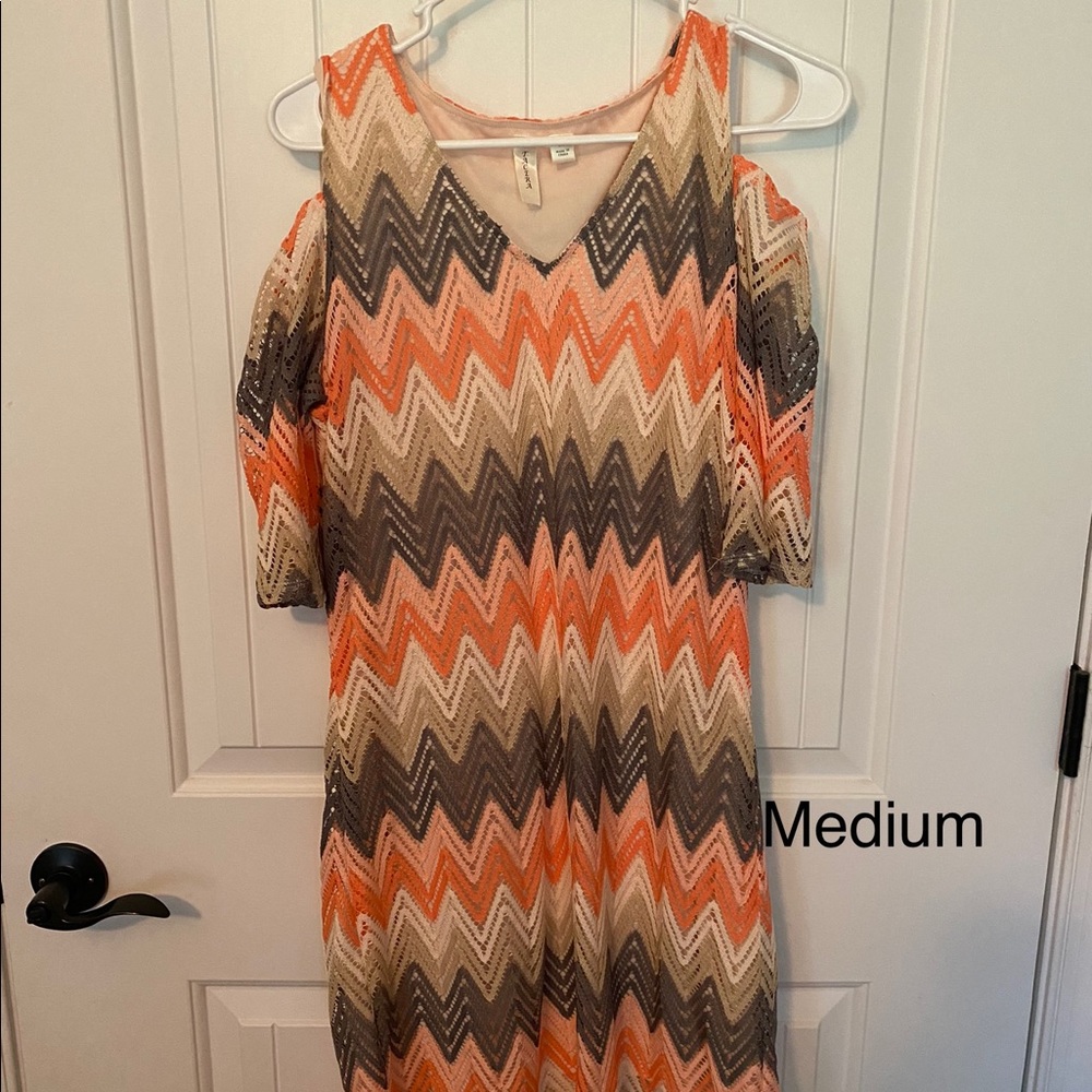 Cold shoulder dress